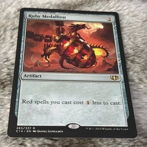 MTG Magic the Gathering Ruby Medallion